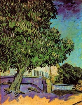  Vincent Kunst - Kastanienbaum in der Blüte Vincent van Gogh